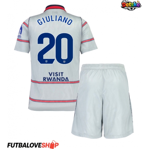 Dres Atletico Madrid Giuliano Simeone #20 Tretina pre deti 2026-27 Krátky Rukáv (+ trenírky)